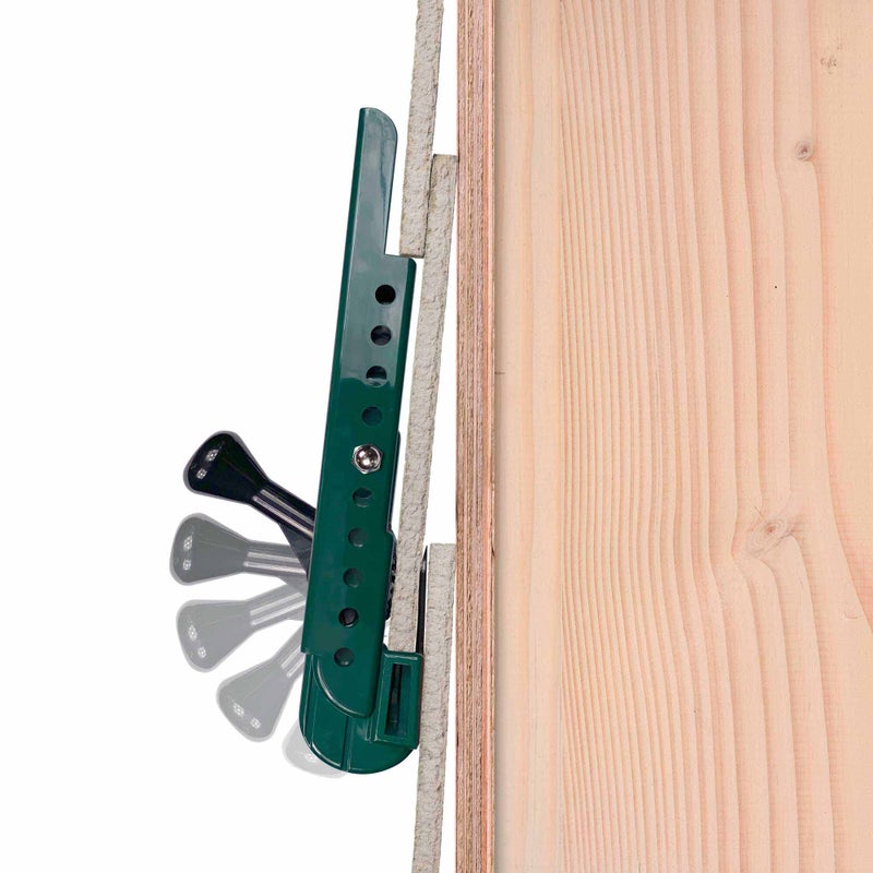 PacTool Gecko Gauge 8 in. x 3/8 in. D Plastic LP Siding Tool Green 2 pk - Image 2